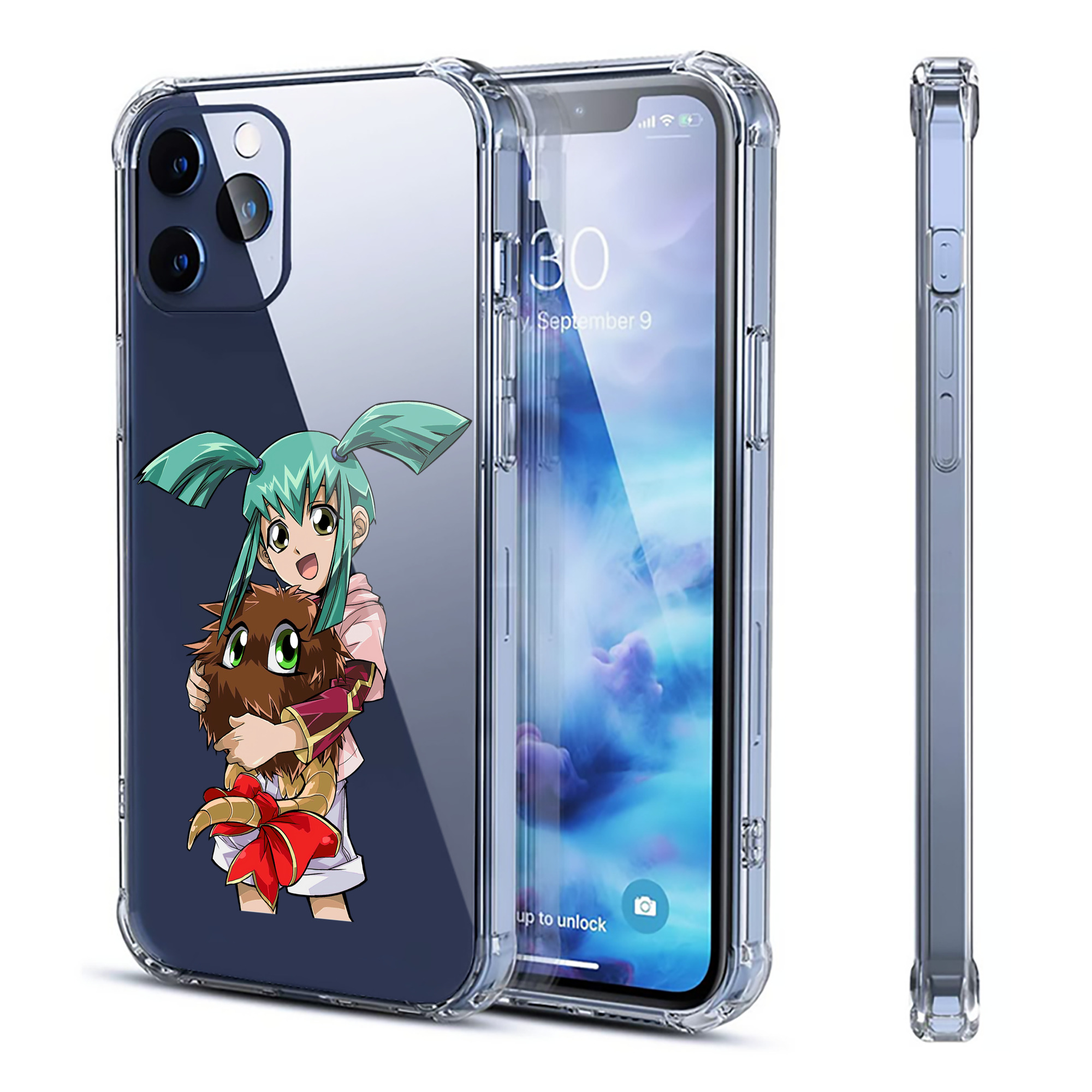 （画像用） 遊☆戯☆王 Yu-Gi-Oh! 【iPhone 12シリーズ対応】透明スマホケース（クリアソフトケース）